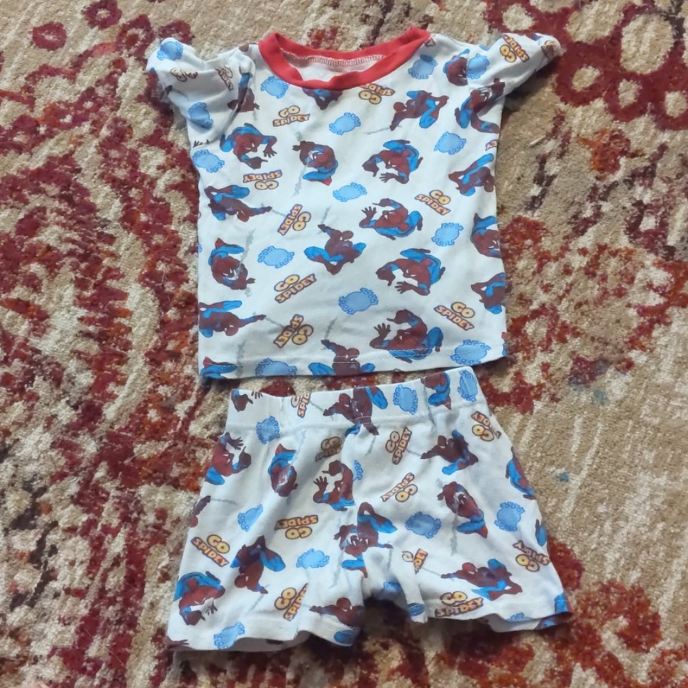 Summer spiderman pajamas
